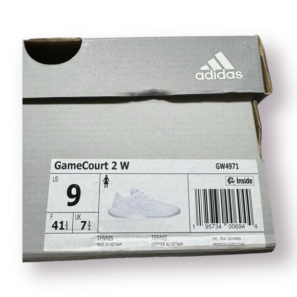 Adidas Gamecourt 2.0 Women’s Active Wear Size 9 Tennis Shoes Gorp Core GW4971 - Picture 5 of 11